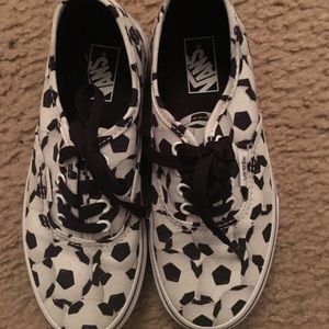 Boys Vans soccer print sneakers size 1.5